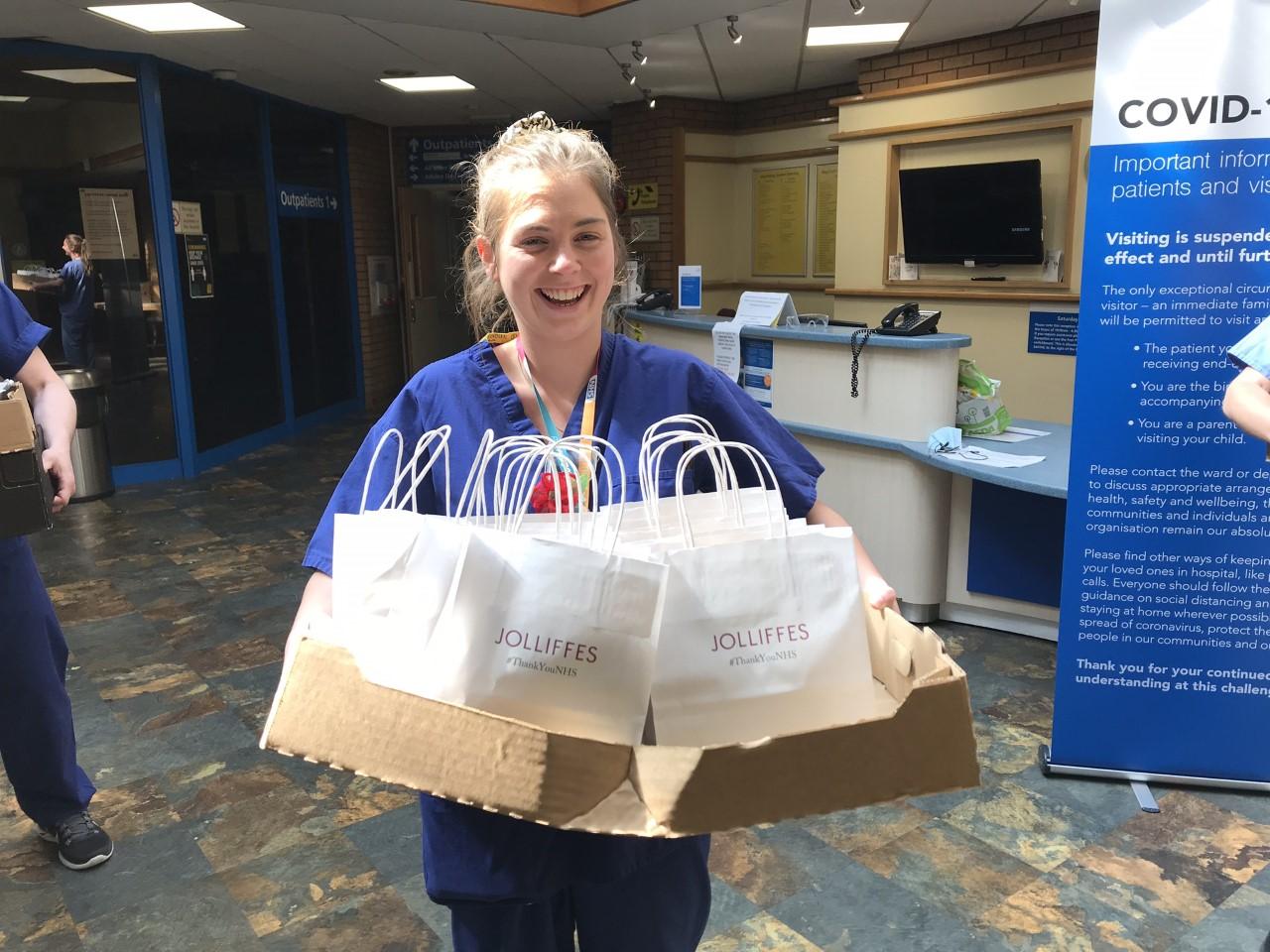 THE CHESTER STANDARD: CHESTER LAW FIRM PROVIDES LUNCH FOR HOSPITAL WARD STAFF